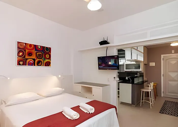 Studio Copacabana C/ Lavanderia - 500M Da Praia E Metro